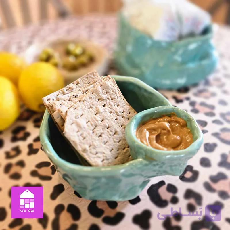 ظرف مزه خوری سرامیکی دست ساز — تصویر 1