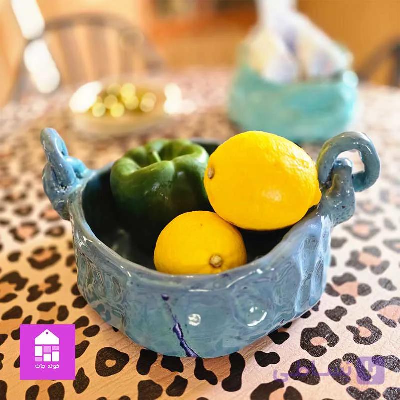 میوه خوری سرامیکی دست ساز — تصویر 1