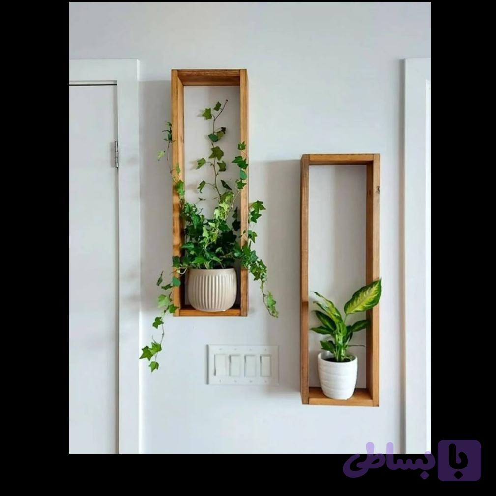 شلف دیواری چوبی 003 — تصویر 1