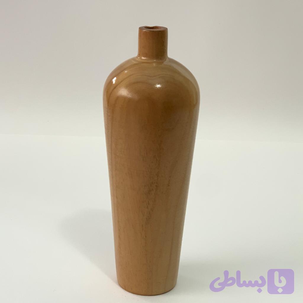 گلدان چوبی کد 101 — تصویر 1