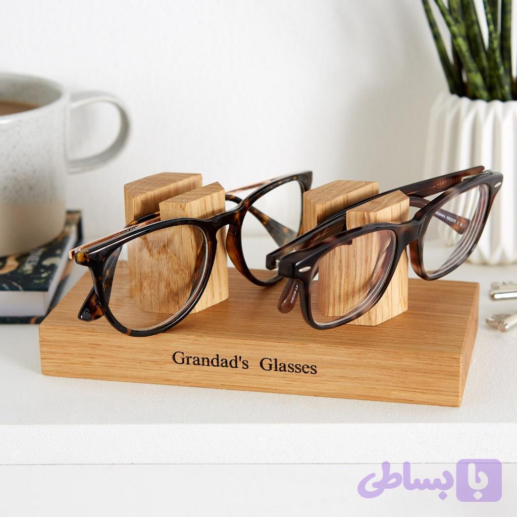 نگهدارنده چوبی عینک 001 — تصویر 1