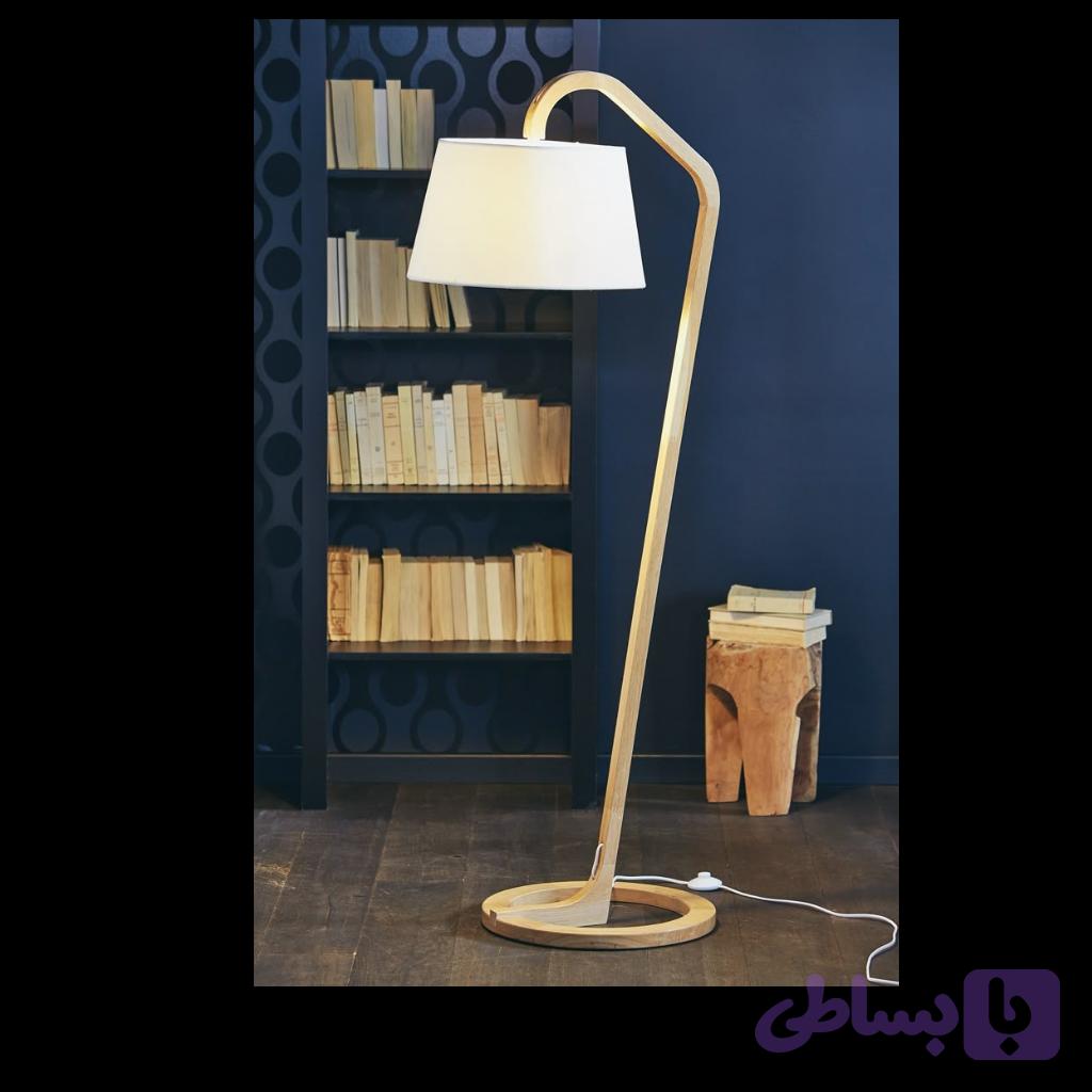 آباژور ایستاده چوبی مأوا — تصویر 1