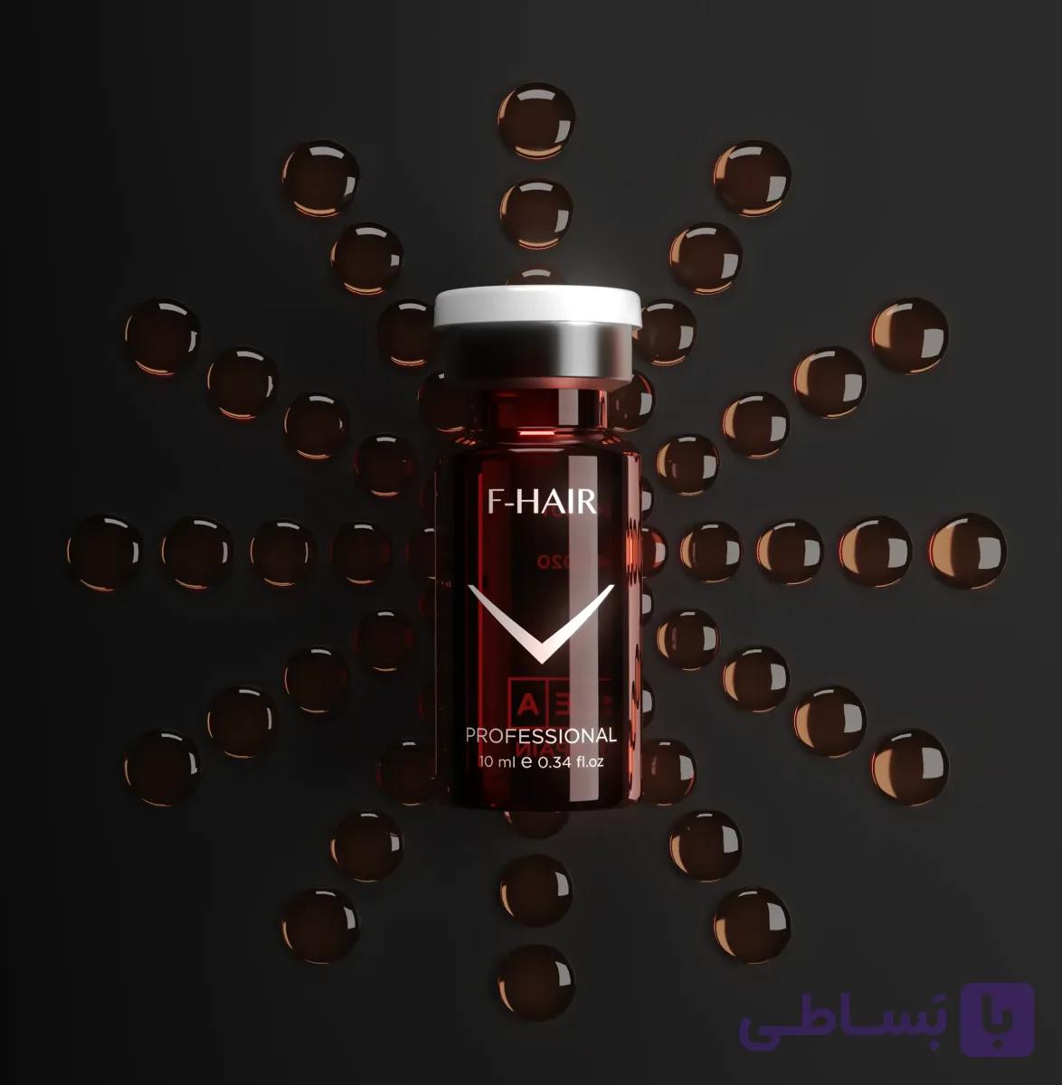 کوکتل درمان ریزش مو فیوژن F-HAIR — تصویر 1