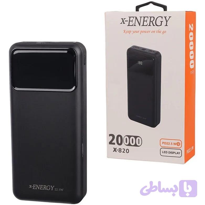 پاور بانک 20هزار XENERGY مدل x820 فست شارژ