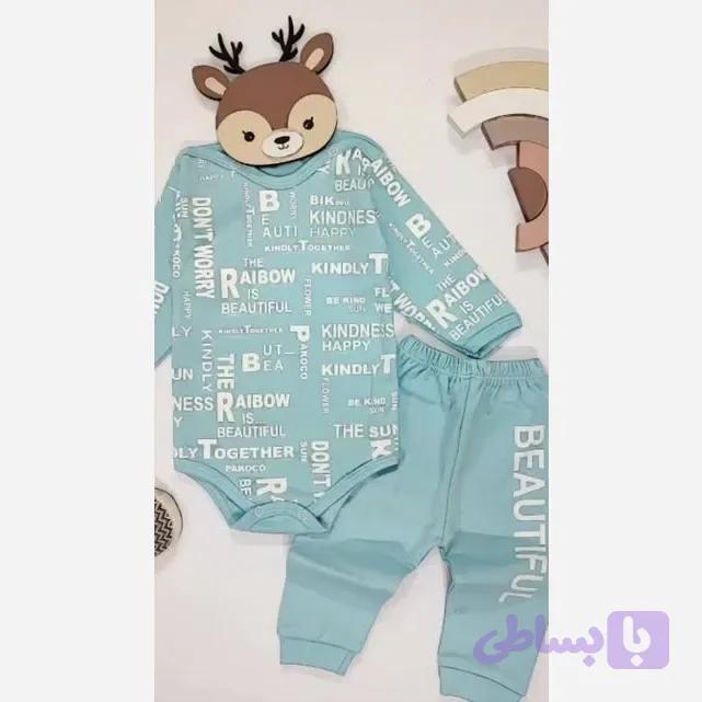 ست بادی و شلوار بچگانه نرم و لطیف در سه سایز مختلف
