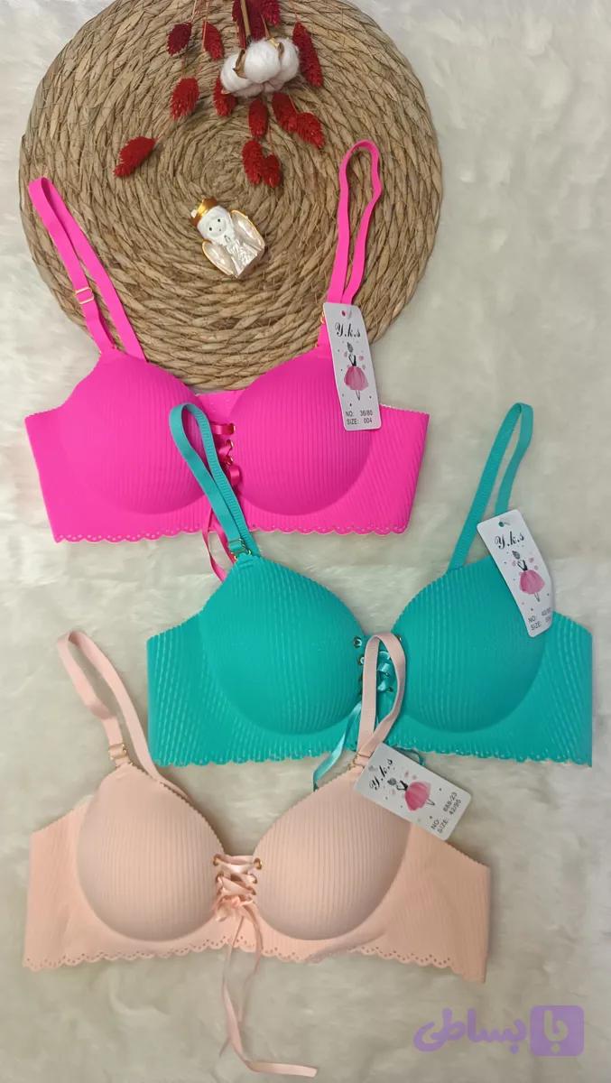 سوتین لیزری جکدار بندکفشی👙 (کد YT7QD) — تصویر 1