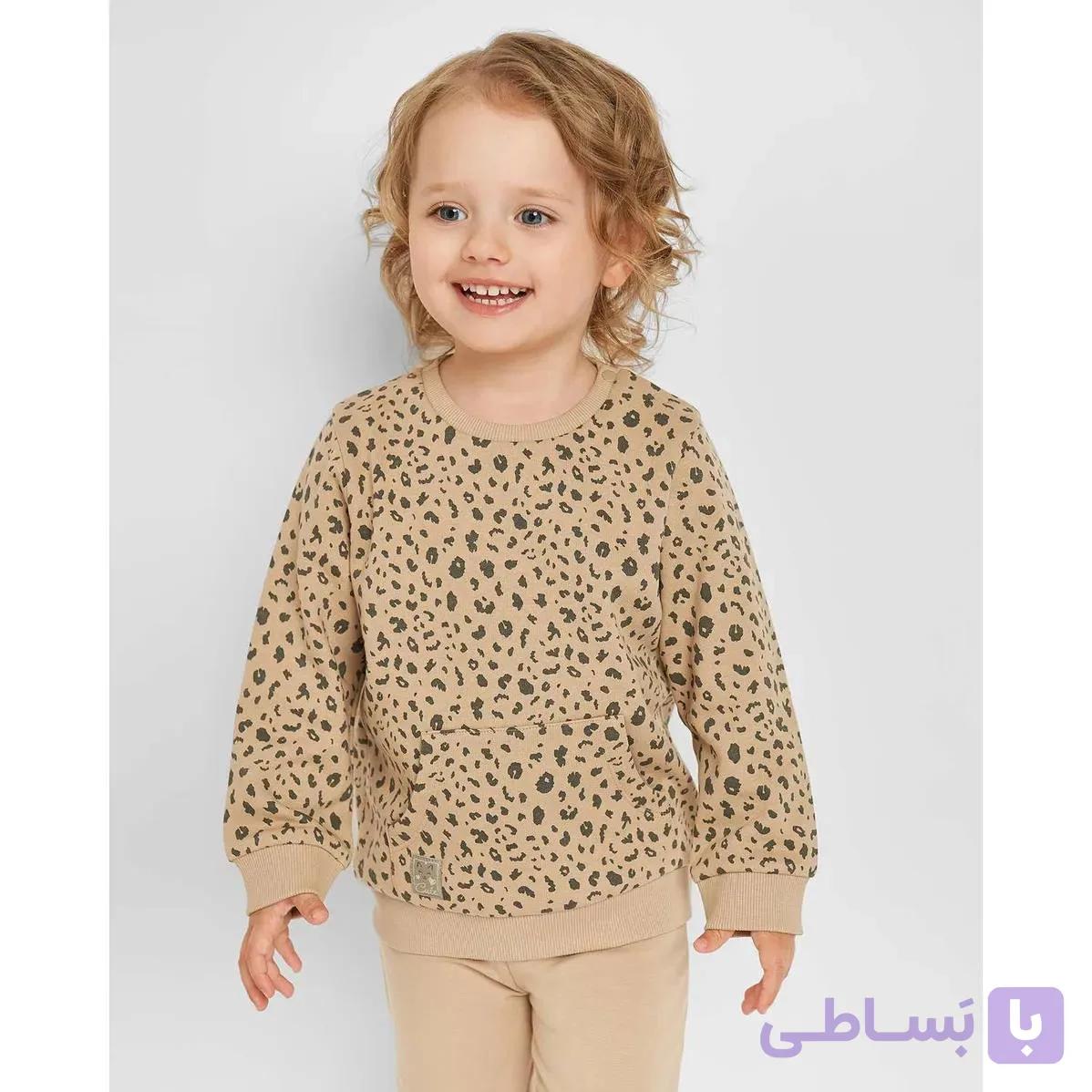 دورس وارداتی دخترانه بچگانه نقلی طرح پلنگی — تصویر 1