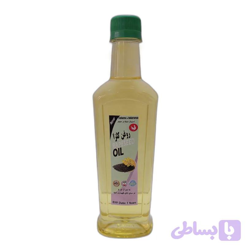 روغن کلزا بدون بو تصفیه شده نیم لیتری روغن کانولا