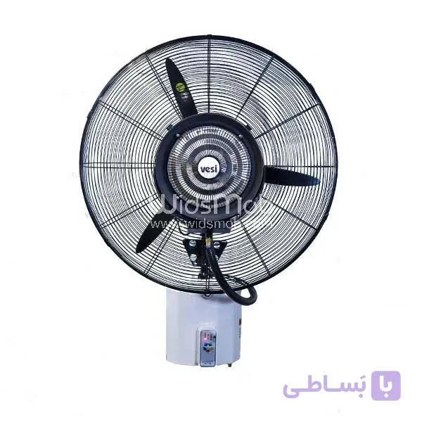 پنکه مه پاش دیواری +vesi سایز پره 75cmبا کنترل