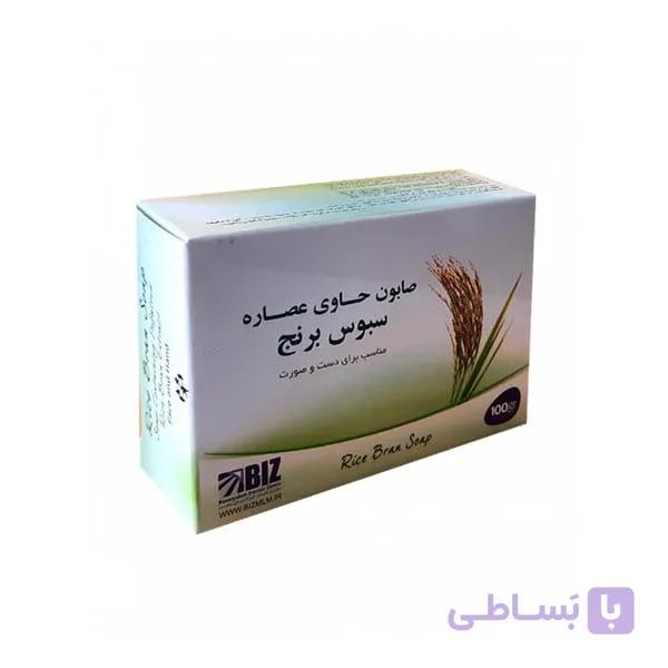 صابون سبوس برنج دکتر بیز مناسب دست و صورت — تصویر 1