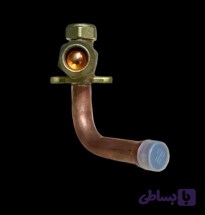 شیرسرویس اسپیلت 5/8 خم 45 درجه | ابزار و قطعات برودتی