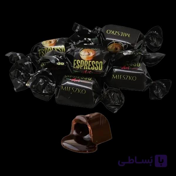 شکلات اسپرسو شات پذیرایی MIESZKO ESPRESSO shot بسته 100 گرمی
