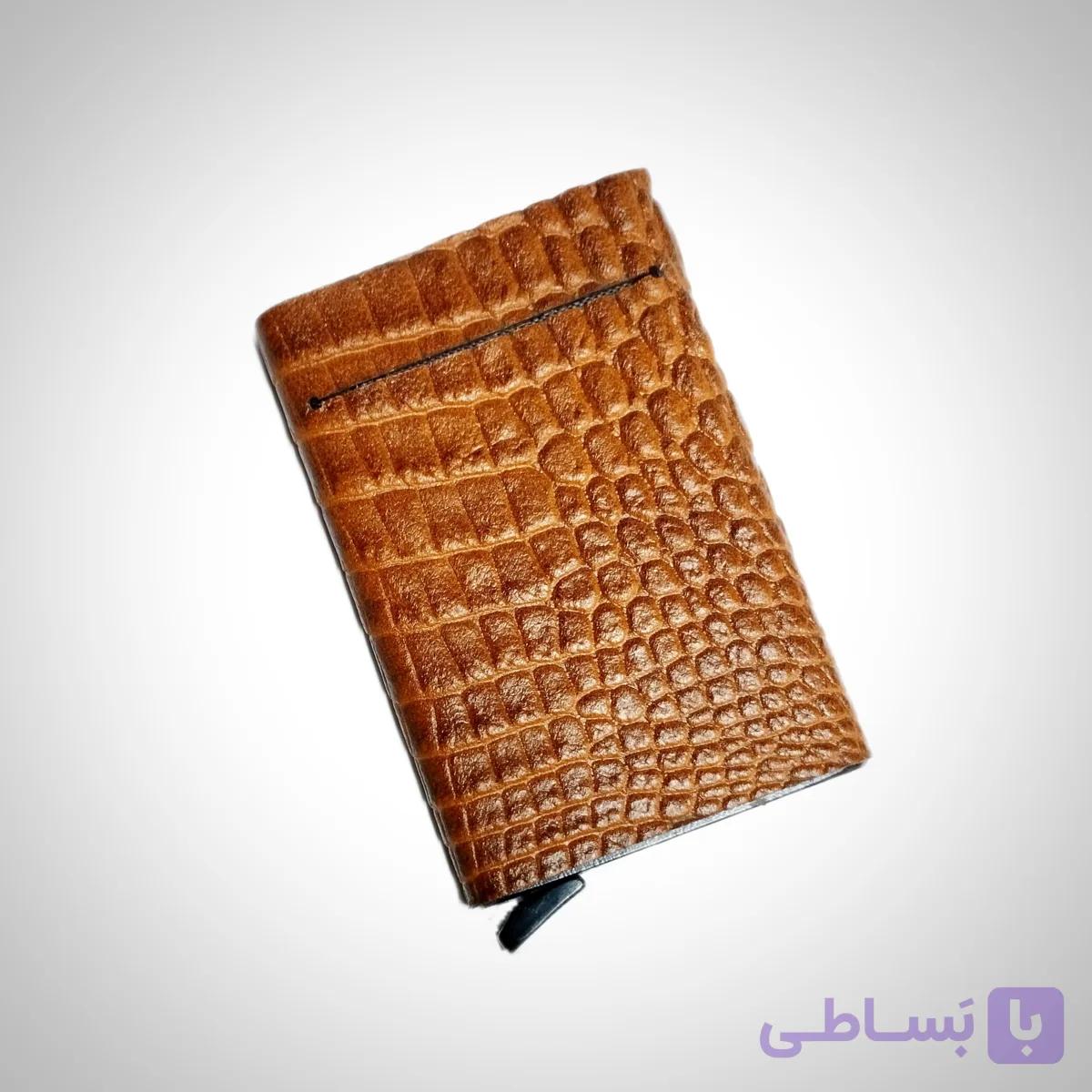جاکارتی با روکش چرم طبیعی (در چند رنگ و طرح مختلف) — تصویر 1