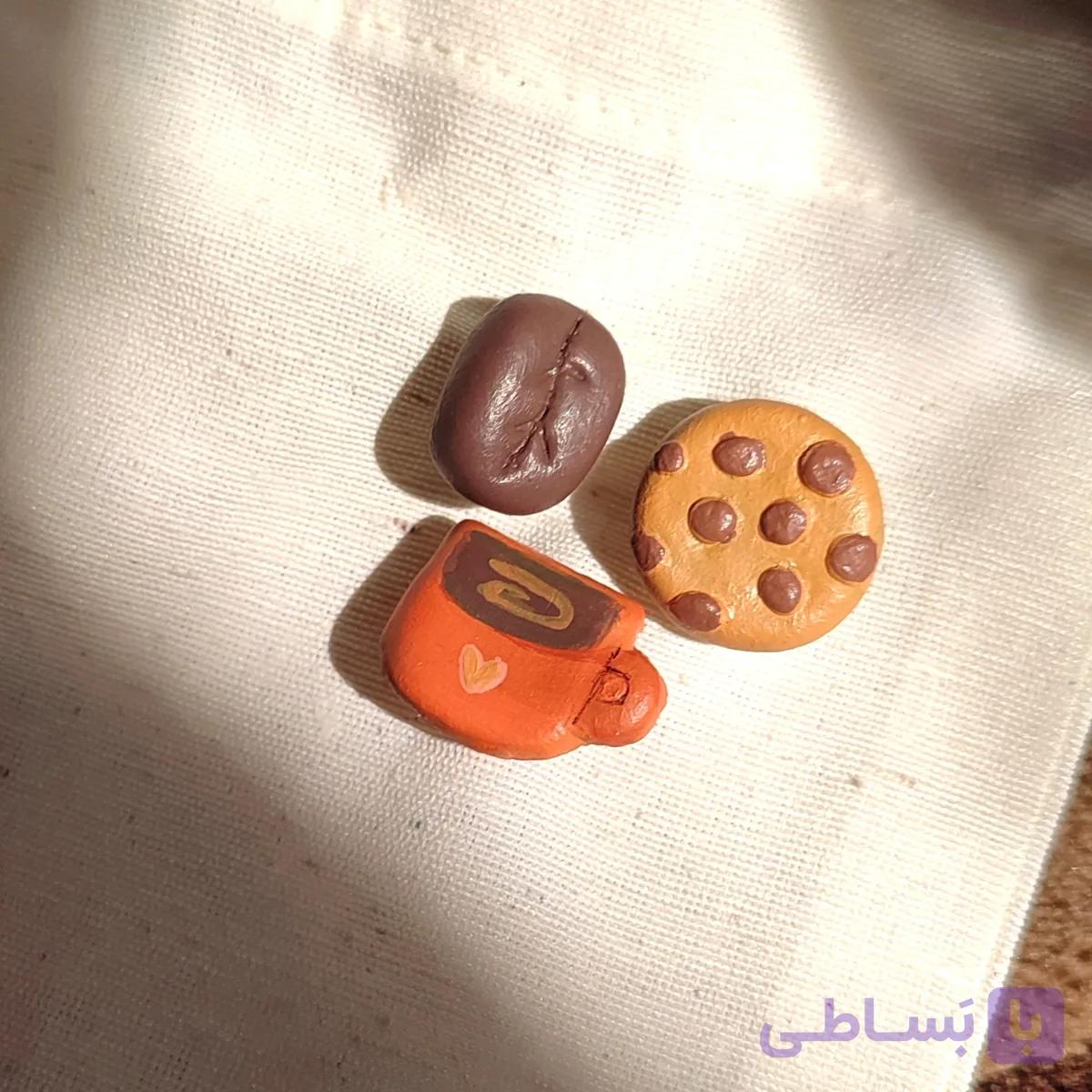 ست سه‌تایی پیکسل قهوه‌ و کوکی — تصویر 1