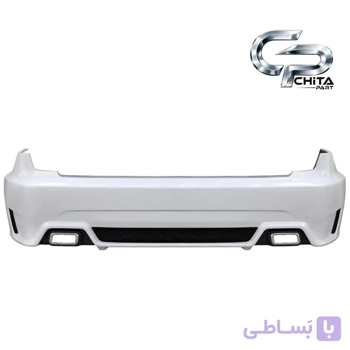 سپر عقب اسپرت سمند طرح لکسوز فایبرگلاس — تصویر 1