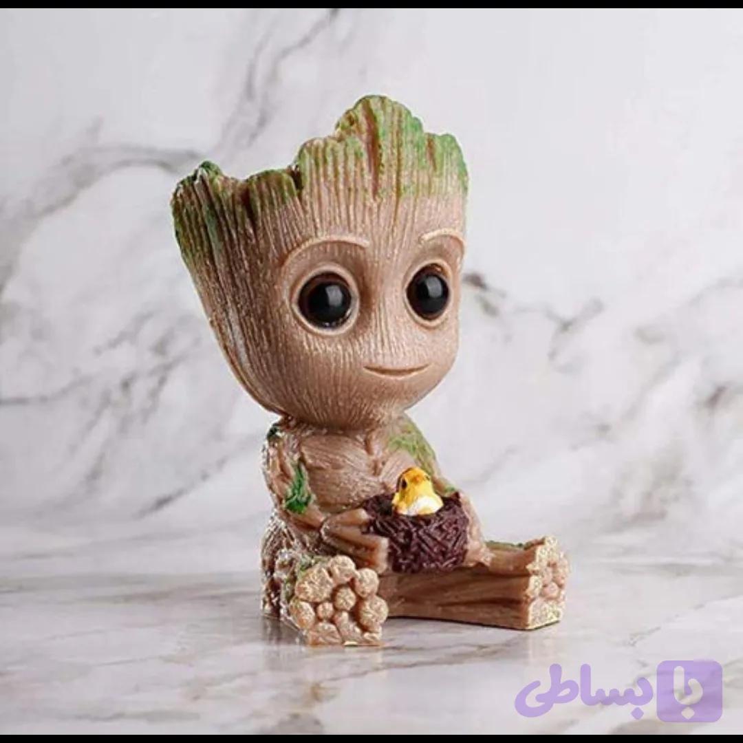 گلدان دکوری مدل بچه گروت — تصویر 1