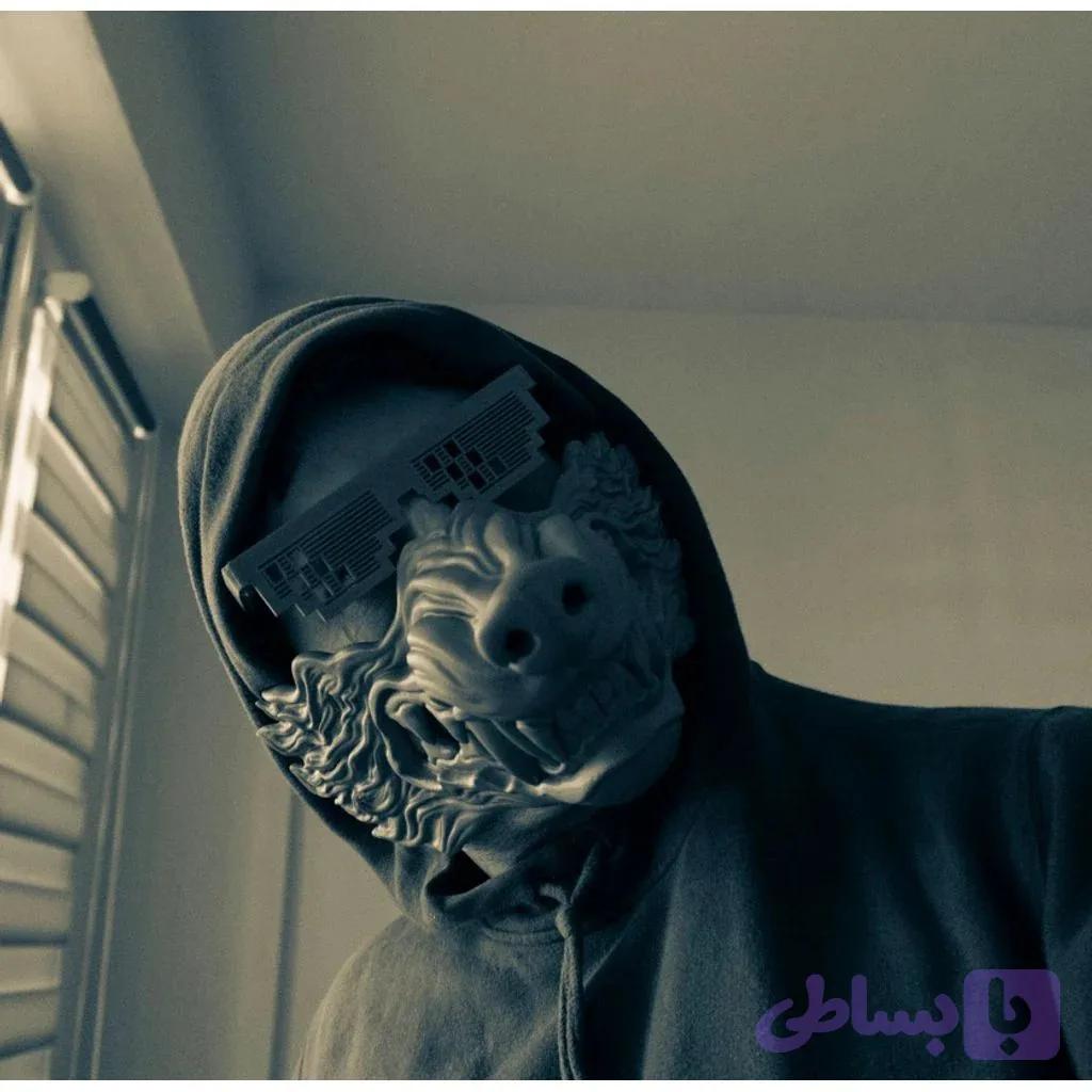 ماسک سه بعدی گرگ — تصویر 1