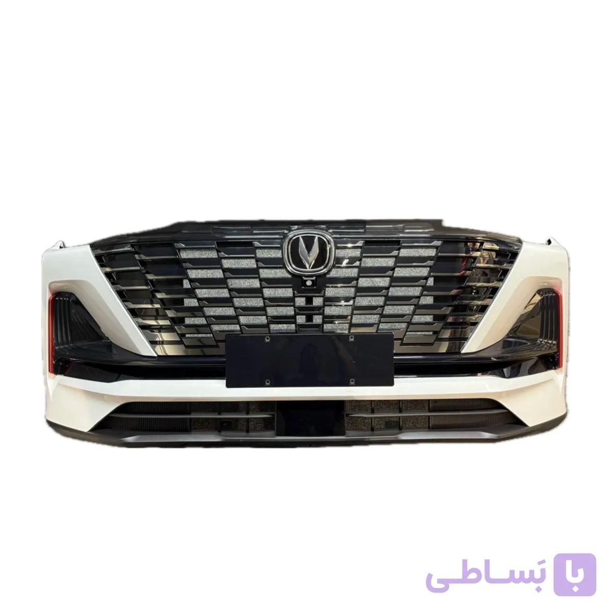 سپر جلو کامل با جلو پنجره بالا و پایین و کلیه متعلقات،رنگ شده سفید صدفی ، چانگان CS55plus( وارداتی) — تصویر 1