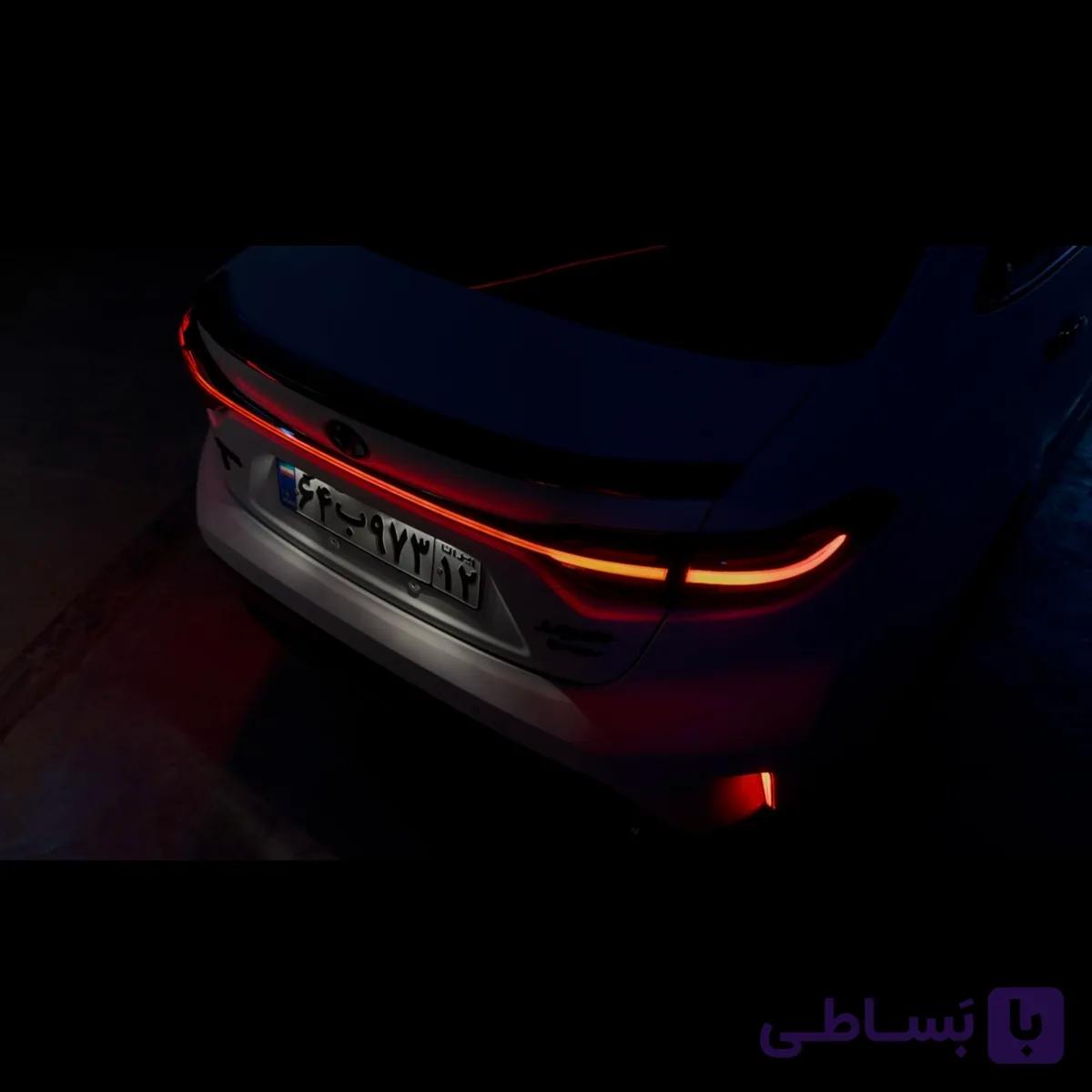 مجموعه چراغ خطر عقب تویوتا لوین (پورش دیزاین) — تصویر 1