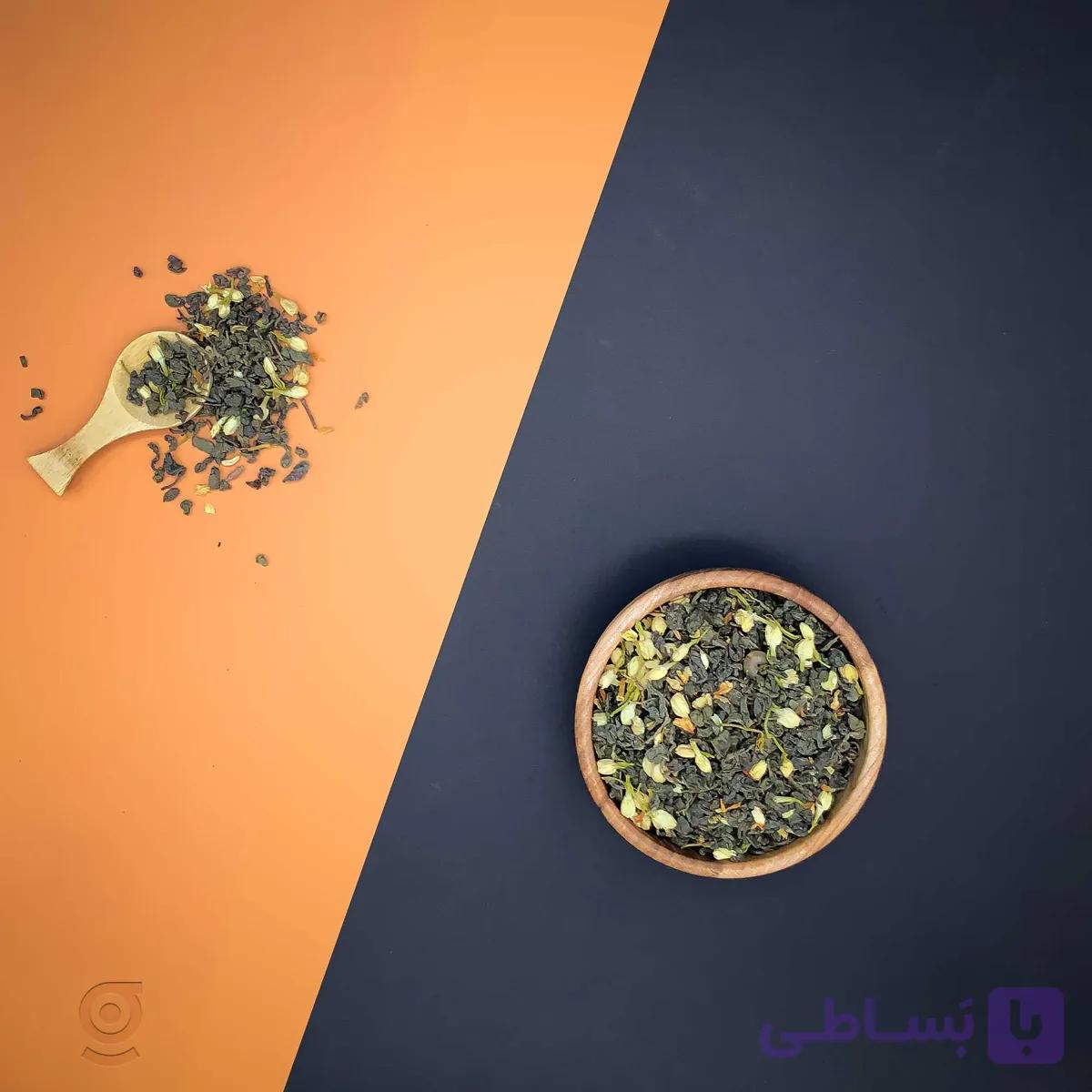 چای سبز گل یاس 100 گرم چین سفارشی آی گراش — تصویر 1