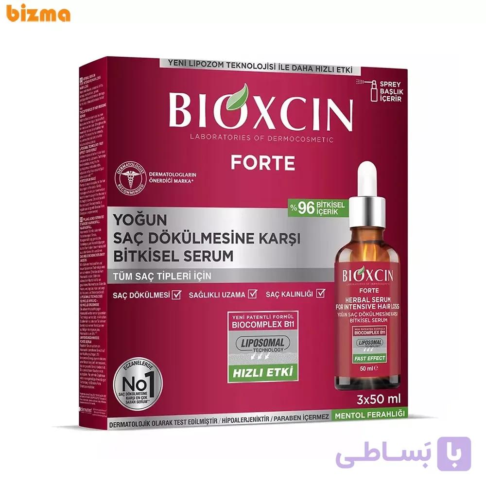 سرم ضد ریزش مو بیوکسین مدل فورت – بسته 3 عددی — تصویر 1