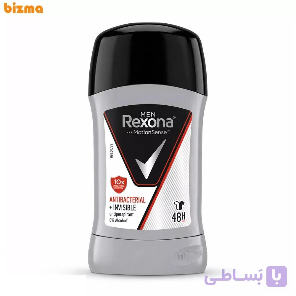 استیک ضدتعریق مردانه رکسونا مدل ANTIBACTERIAL با رایحه خنک وزن 40 گرم