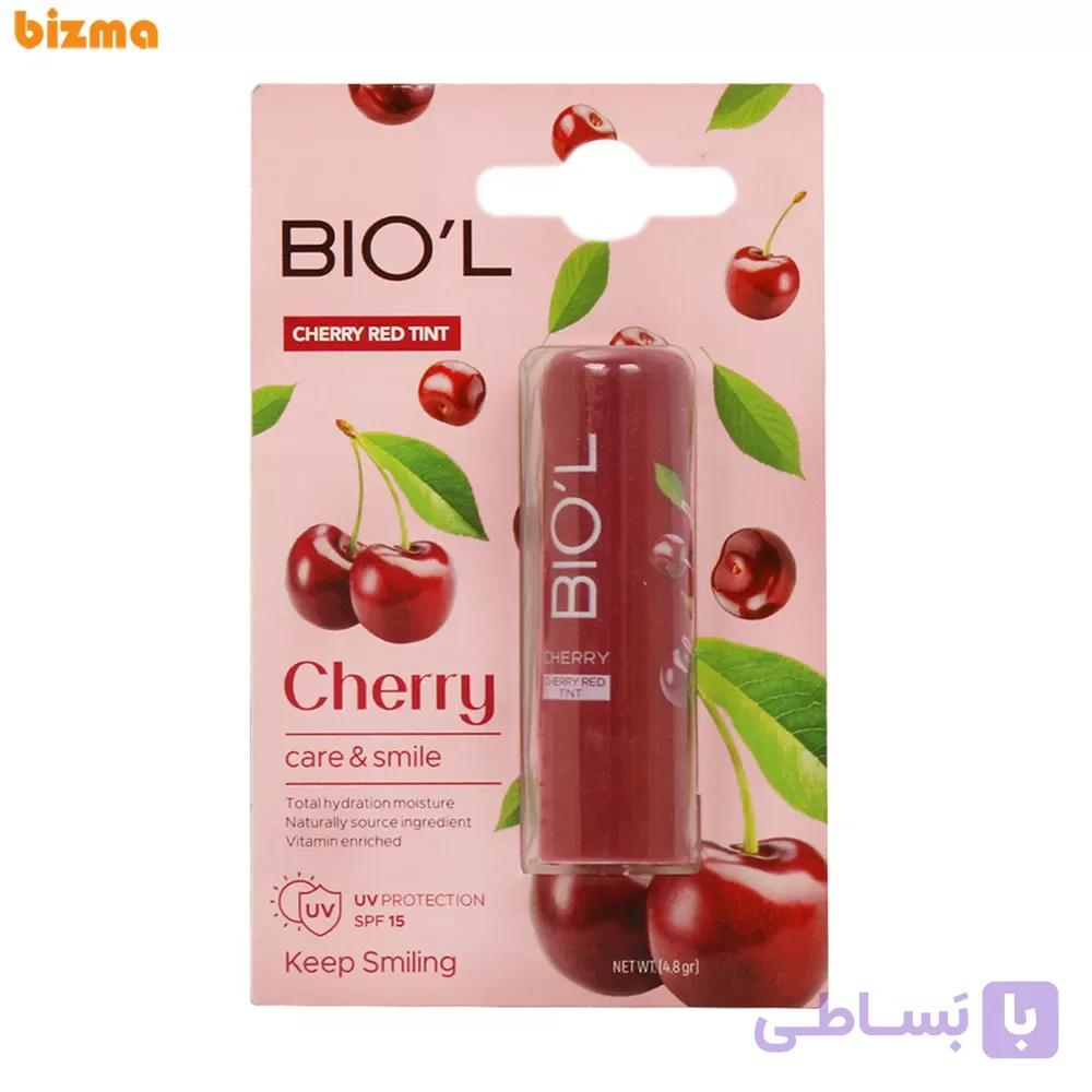 بالم لب رنگی بیول مدل Cherry Red Tinted — تصویر 1