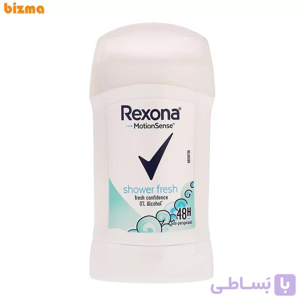 استیک ضد تعریق زنانه رکسونا مدل Shower Fresh با رایحه خنک وزن 40 گرم — تصویر 1