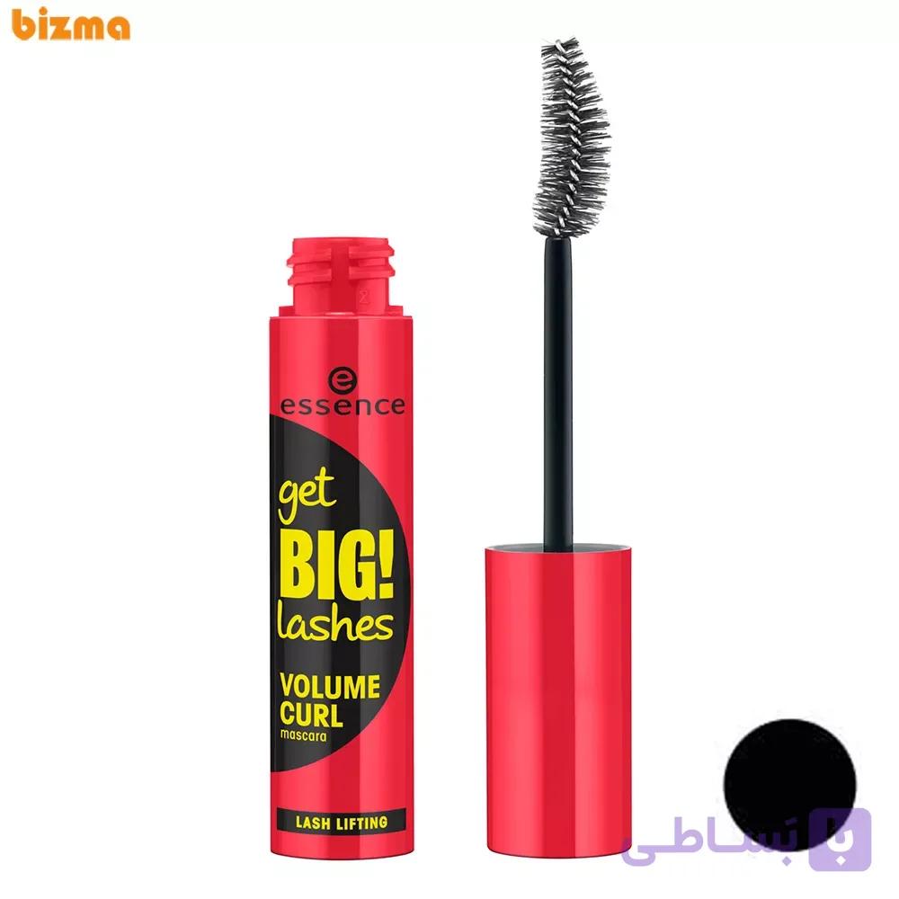 ریمل حجم دهنده اسنس مدل Get Big Lashes Volume Curl — تصویر 1