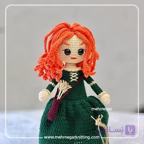 عروسک مریدا بافتنی | عروسک دست‌ساز — تصویر 1