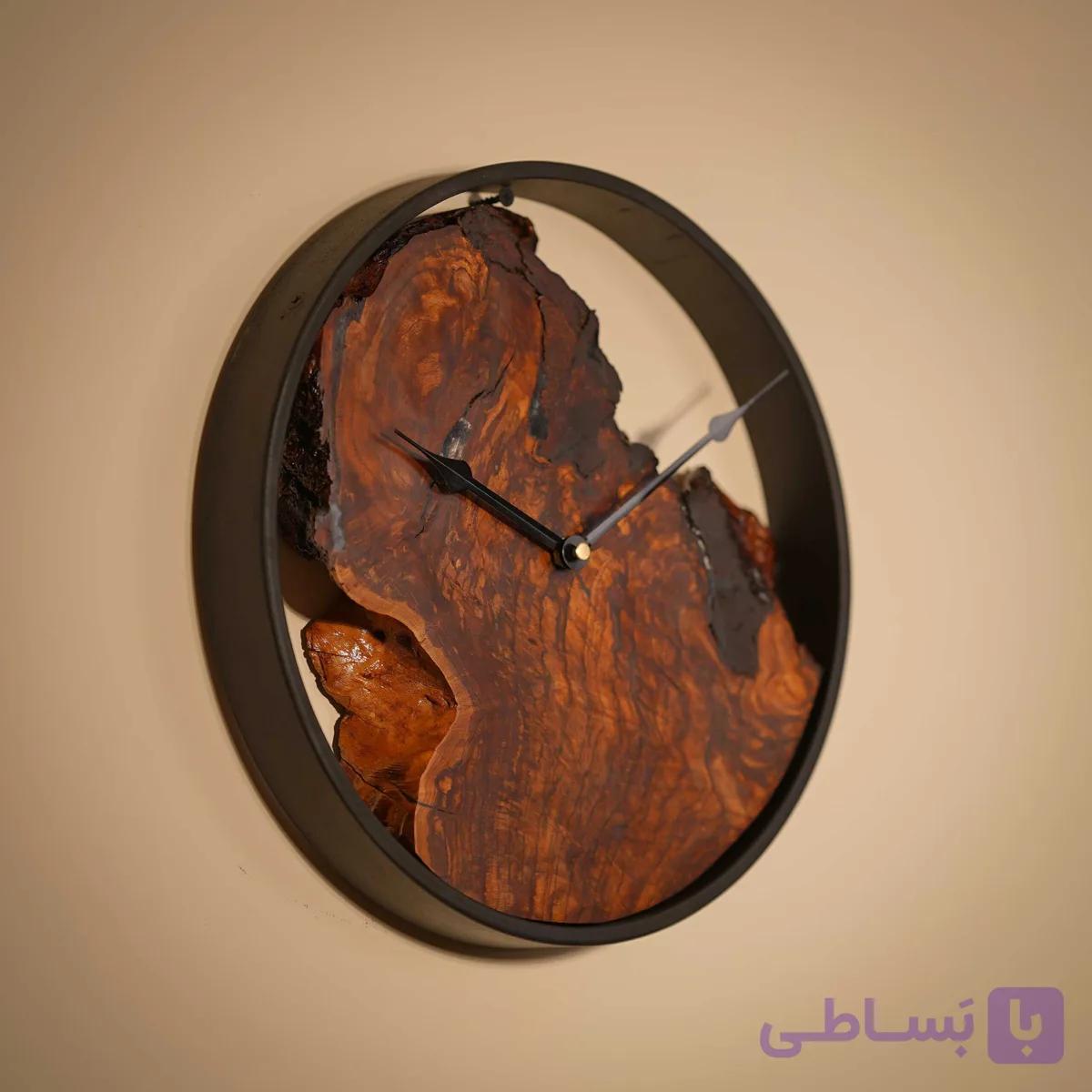 ساعت دیواری چوبی مدل سرو کد: 30c_1 — تصویر 1