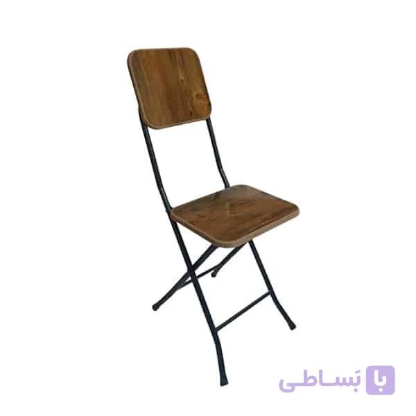 صندلی تاشو سفری مدل چوب MDF مربع — تصویر 1