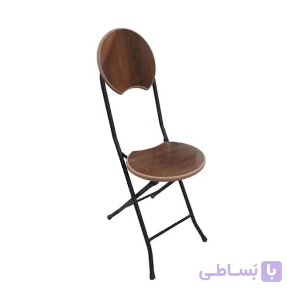 صندلی تاشو سفری مدل چوب MDF گرد — تصویر 1