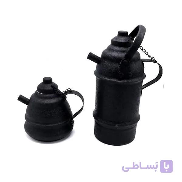 کتری و قوری سفری مدل شامورتی — تصویر 1