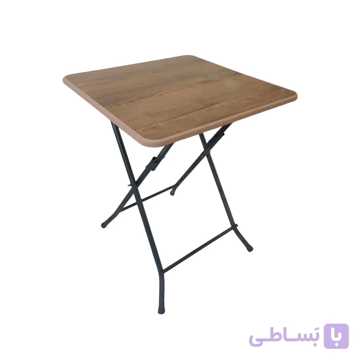 میز تاشو سفری مدل چوب MDF مربع — تصویر 1