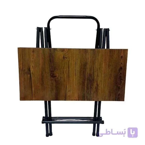 میز تاشو سفری مدل چوب MDF کتابی سایز 60 — تصویر 1