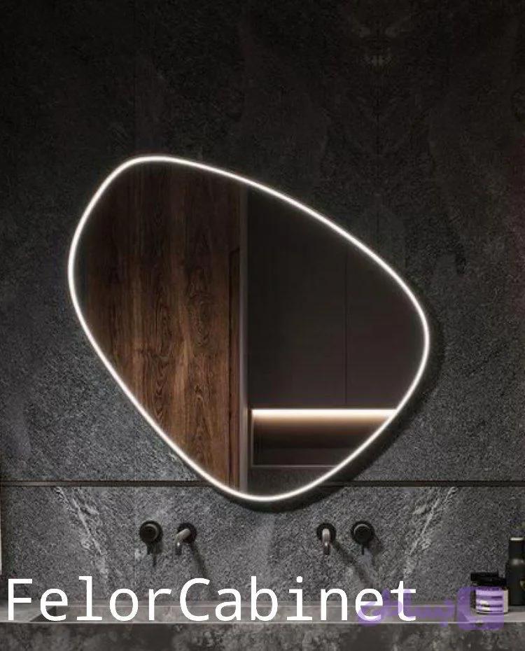 آینه سندبلاست نامنظم