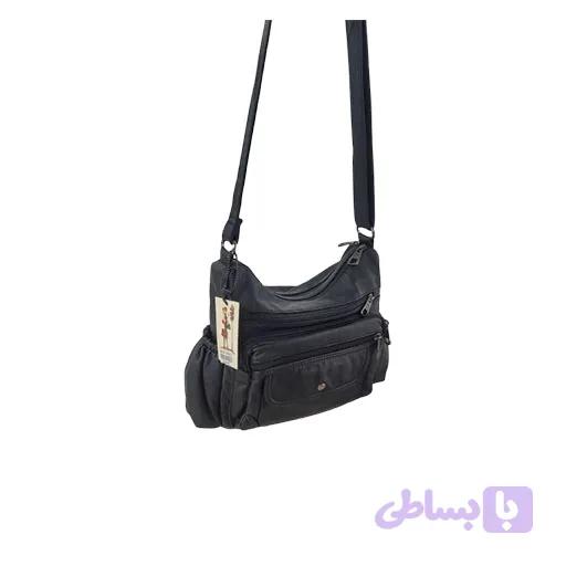 کیف چرم شسته کد 166002 — تصویر 1