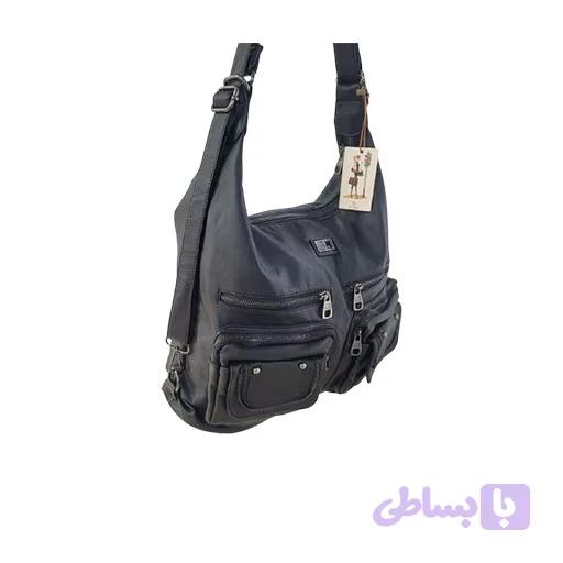 کیف چرم شسته کد 025 — تصویر 1