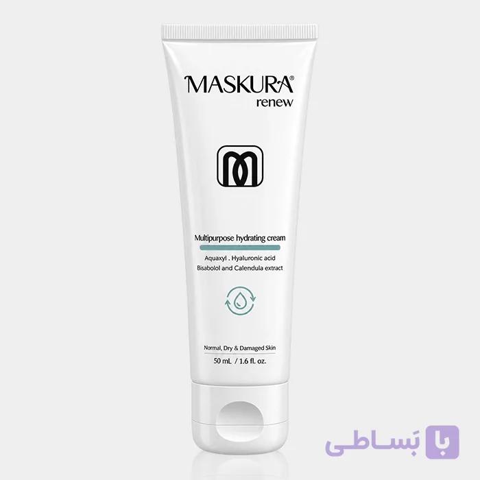 کرم آبرسان پوست خشک و حساس ماسکورا Maskura renew Multipurpose Hydrating Cream 50ml — تصویر 1