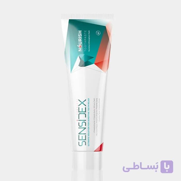 خمیر دندان معدنی دندان های حساس سنسیدکس Sensidex Nourish Toothpaste 130g — تصویر 1