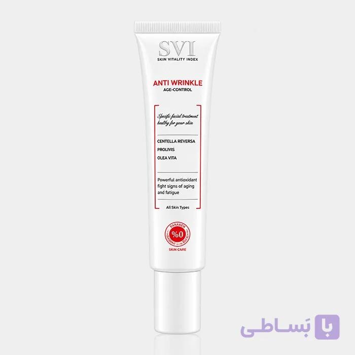 کرم ضد چروک اس وی آی SVI Anti Wrinkle Age Control Cream 40ml — تصویر 1