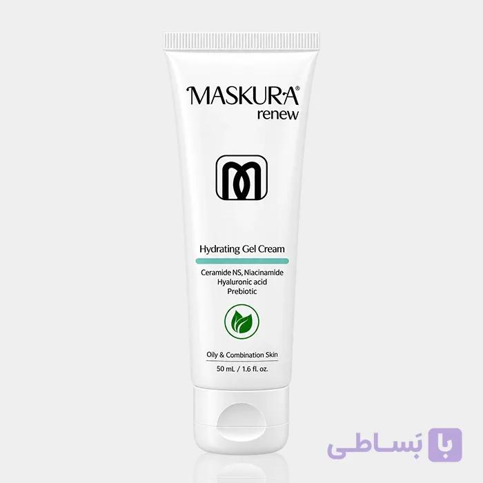 ژل کرم آبرسان پوست چرب ماسکورا Maskura renew Oily & Combination Hydrating Gel Cream 50ml — تصویر 1