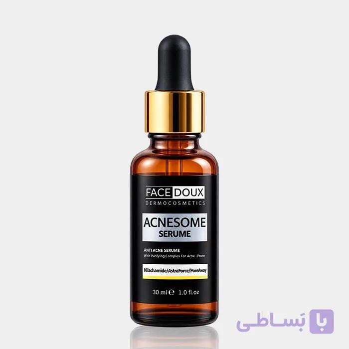 سرم ضد جوش و کنترل چربی آکنه زوم فیس دوکس Face Doux AcneSome Anti Acne Serum 30ml — تصویر 1