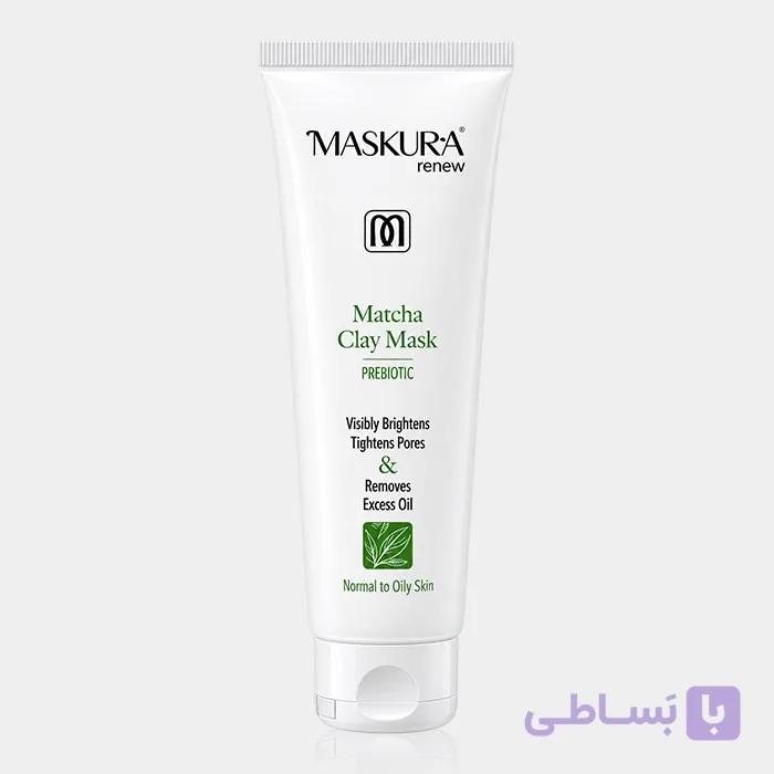 ماسک ماچا و خاک رس ماسکورا Maskura renew Matcha Clay Mask 100ml — تصویر 1