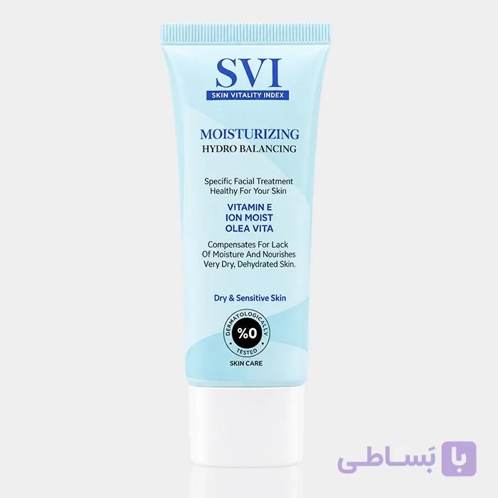 کرم آبرسان و مرطوب کننده پوست خشک اس وی آی SVI Dry & Sensitive Skin Moisturizing Cream 50ml — تصویر 1
