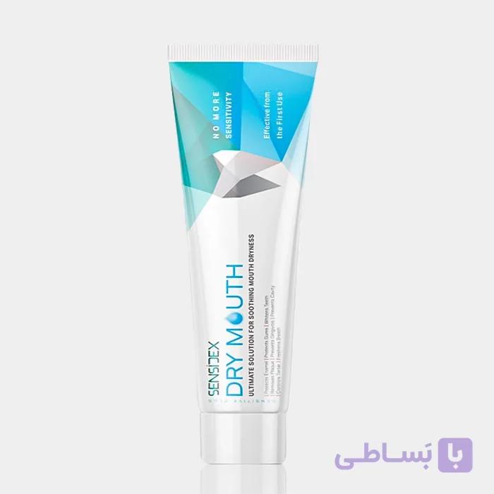 خمیر دندان ژله ای هیالورونیک اسید سنسیدکس Sensidex Dry Mouth Sensitive Teeth Toothpaste 100g — تصویر 1