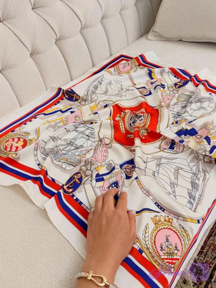مینی اسکارف ابریشم توییل وارداتی