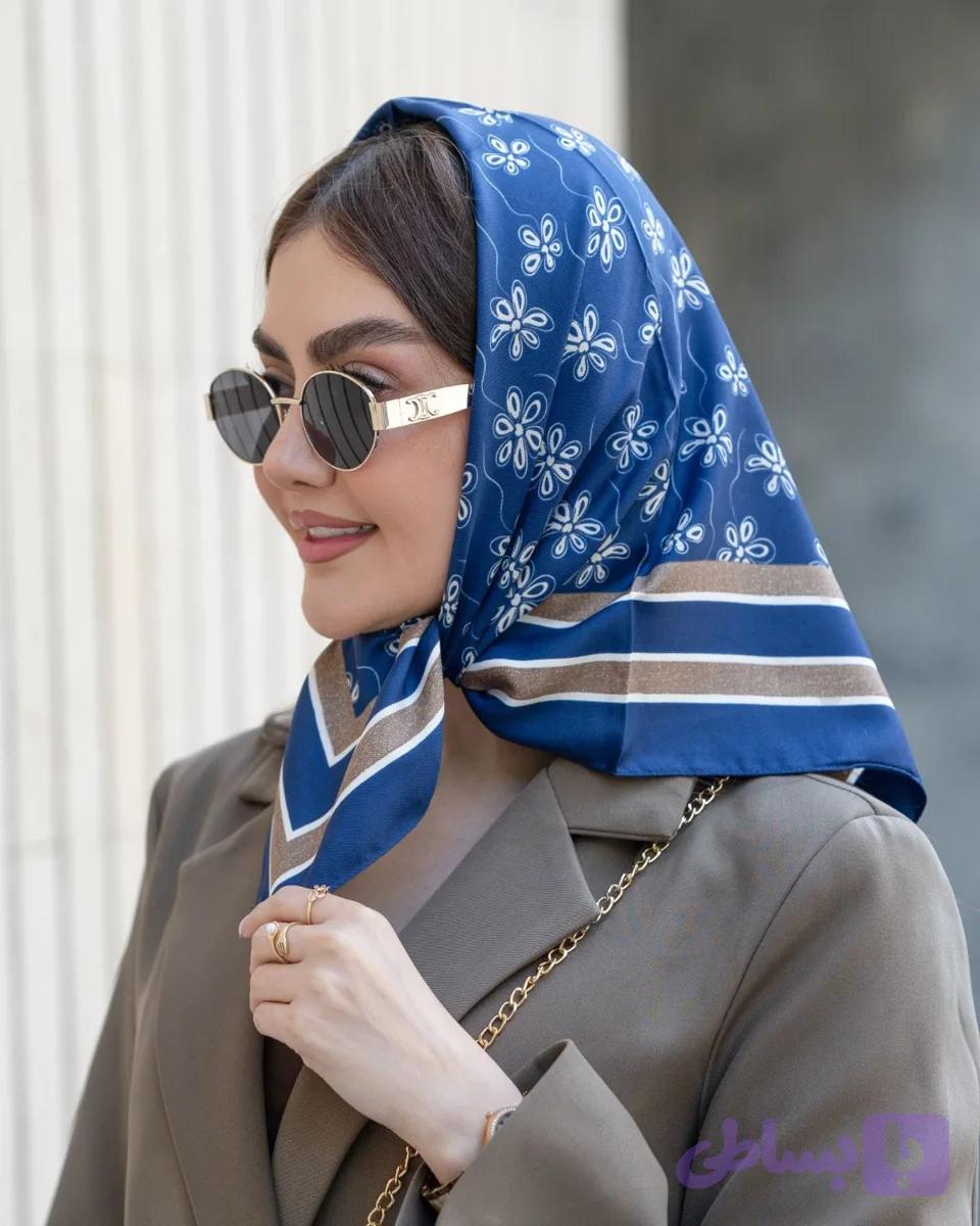 مینی اسکارف ابریشم توییل