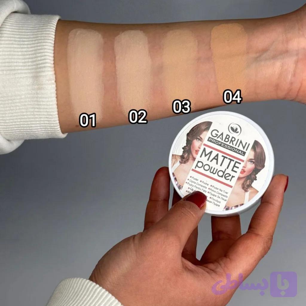 پنکک مات گابرینی مدل Matte Powder (کد 3GLZ1) — تصویر 1